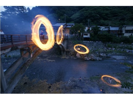 群馬県南牧村 大日向の火とぼし 群馬最大級 火祭り