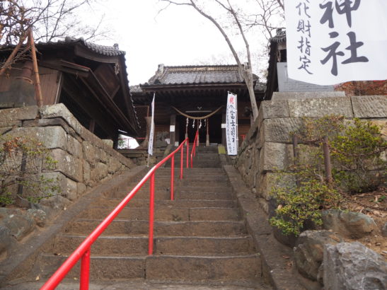 富士嶽神社　階段