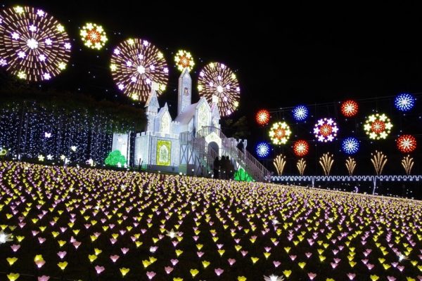 栃木県足利市 あしかがフラワーパーク イルミネーション 奇跡の大藤 光の花の庭 日本三大イルミネーション 期間 2022 時間 混雑 入園料 割引 予約必要 無料