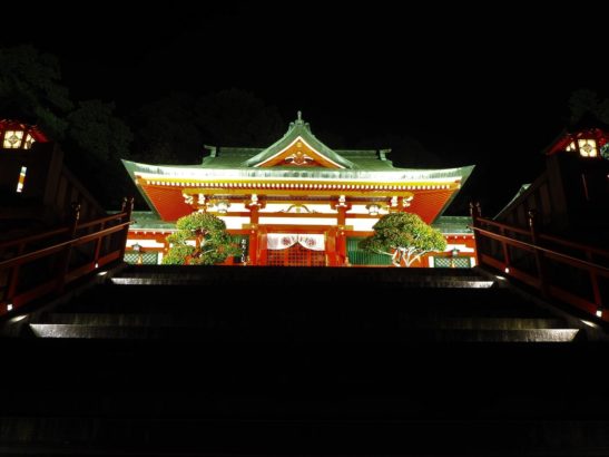 栃木県足利市 足利織姫神社 御朱印 日本夜景遺産