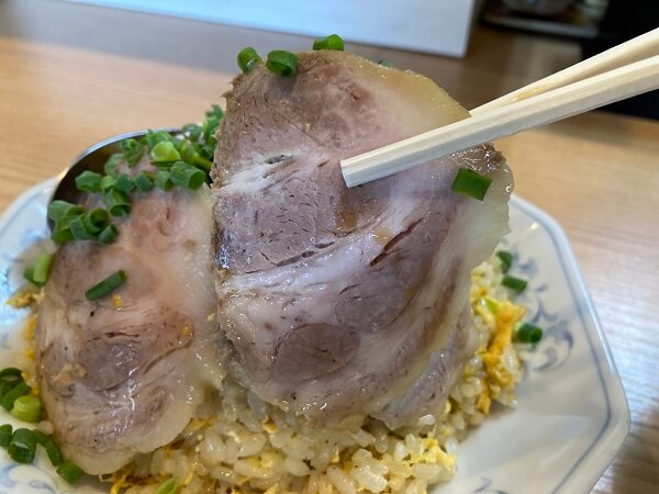 前橋市三俣町 中華料理二代目鳳凰 肉盛り炒飯