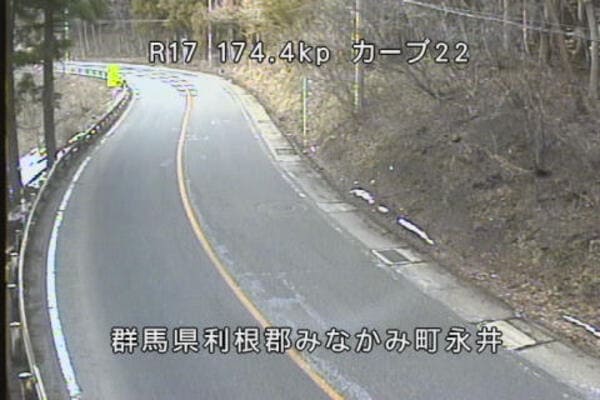 国道17号 猿ヶ京カーブ第22ライブカメラ