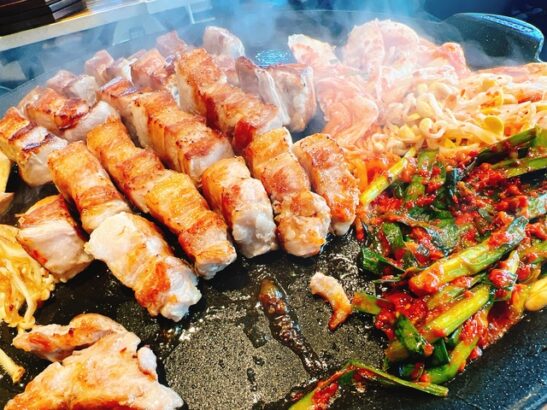 埼玉県熊谷市拾六間 籠原 ククク 韓国料理店 メニュー 口コミ 予約 サムギョプサル チーズタッカルビ