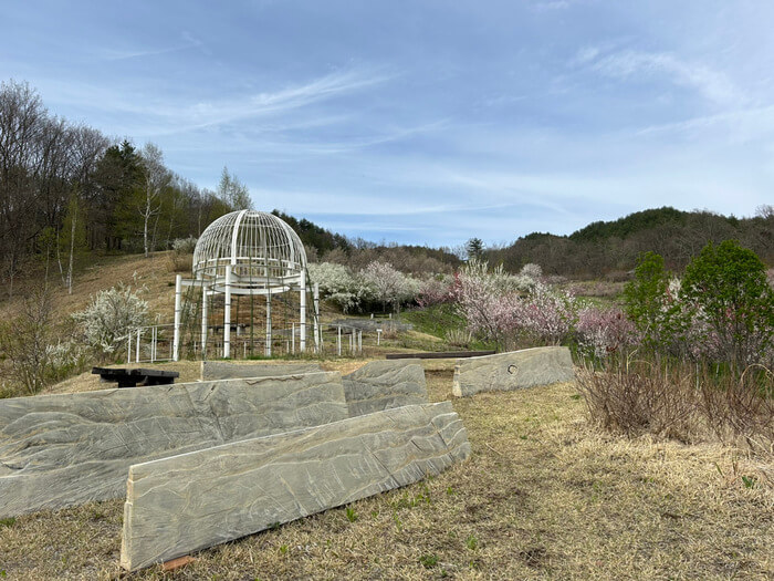 群馬県吾妻郡中之条町大字入山小森口4046-2 中之条花楽の里 山の上庭園 口コミ 花 アクセス 園内マップ ライブカメラ レストラン 行き方 駐車場