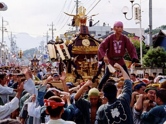 群馬県吾妻郡中之条町 伊勢町祇園祭