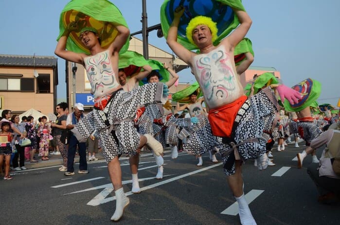 群馬県渋川市渋川 渋川へそ祭り アクセス 駐車場 行き方 トイレ