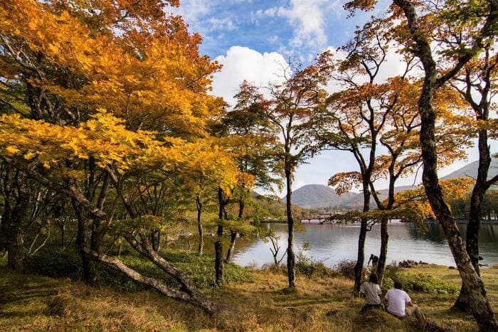 赤城山の紅葉 群馬県前橋市富士見町赤城山 アクセス 行き方 駐車場 トイレ