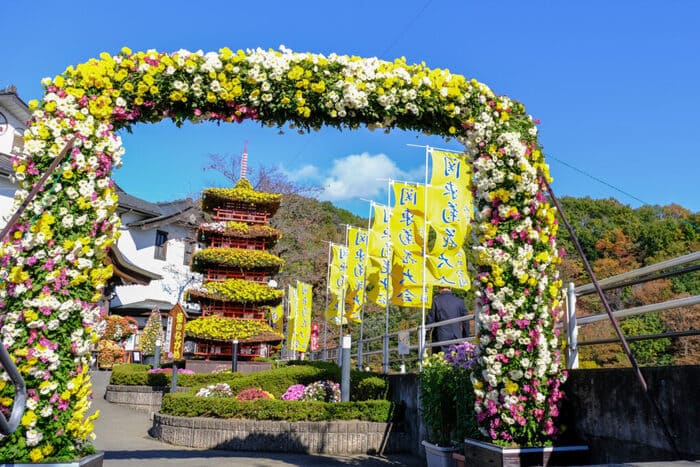 第67回関東菊花大会 ながめ公園 群馬県みどり市大間々町大間々1635 アクセス 行き方 駐車場 トイレ