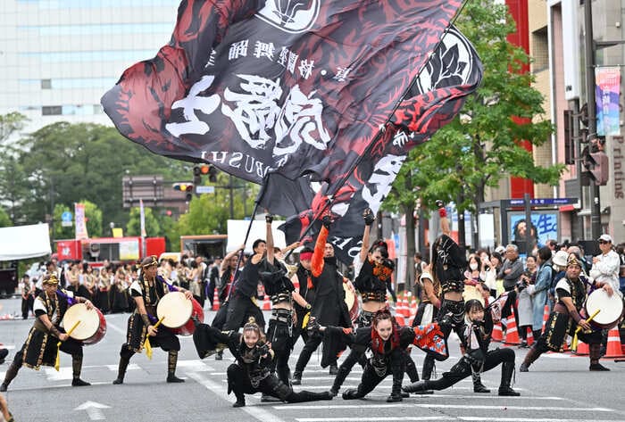 第21回たかさき雷舞フェスティバル群馬よさこい もてなし広場 群馬県高崎市高松町1 アクセス 行き方 駐車場 トイレ