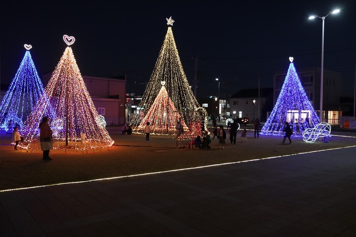 伊勢崎まちなかイルミネーション 伊勢崎駅前 群馬県伊勢崎市曲輪町7-1 アクセス 行き方 駐車場 トイレ