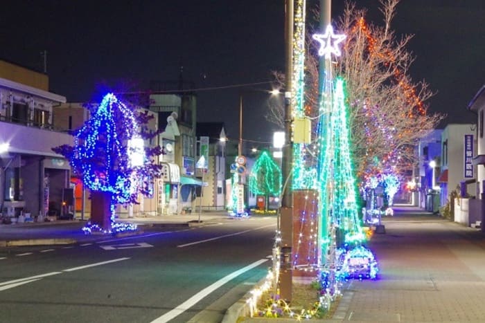 新町イルミネーション JR新町駅 群馬県高崎市新町駅周辺 アクセス 行き方 駐車場 トイレ