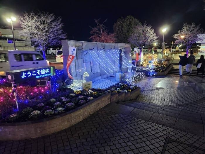 たてばやし光のページェント 館林駅前 群馬県館林市本町2-3 アクセス 行き方 駐車場 トイレ